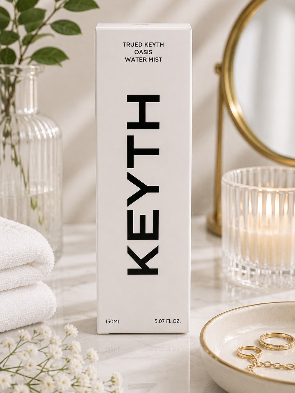 KEYTH Oasis Water Mist 150ml Korean Hydrating Facial Mist Full Size